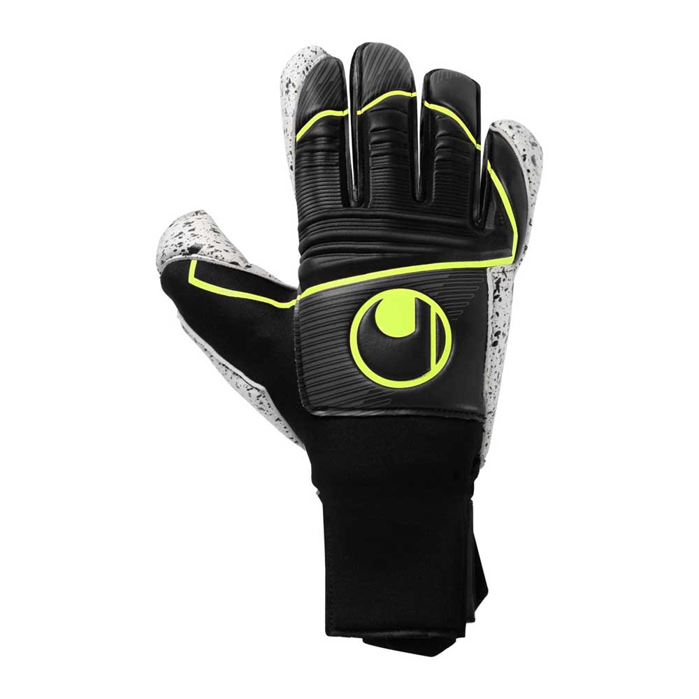 Uhlsport Supergrip+ Flex Frame Carbon Keeperhansker Sort/Gul