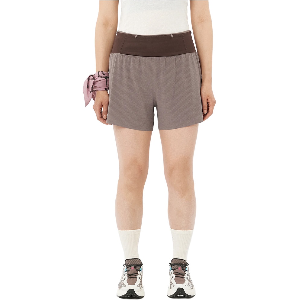 Salomon Sense Aero 2-i-1 Shorts Dame Rød