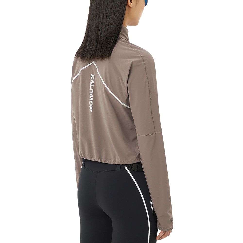 Salomon Sense Aero Hybrid Langermet trøye Dame Grå