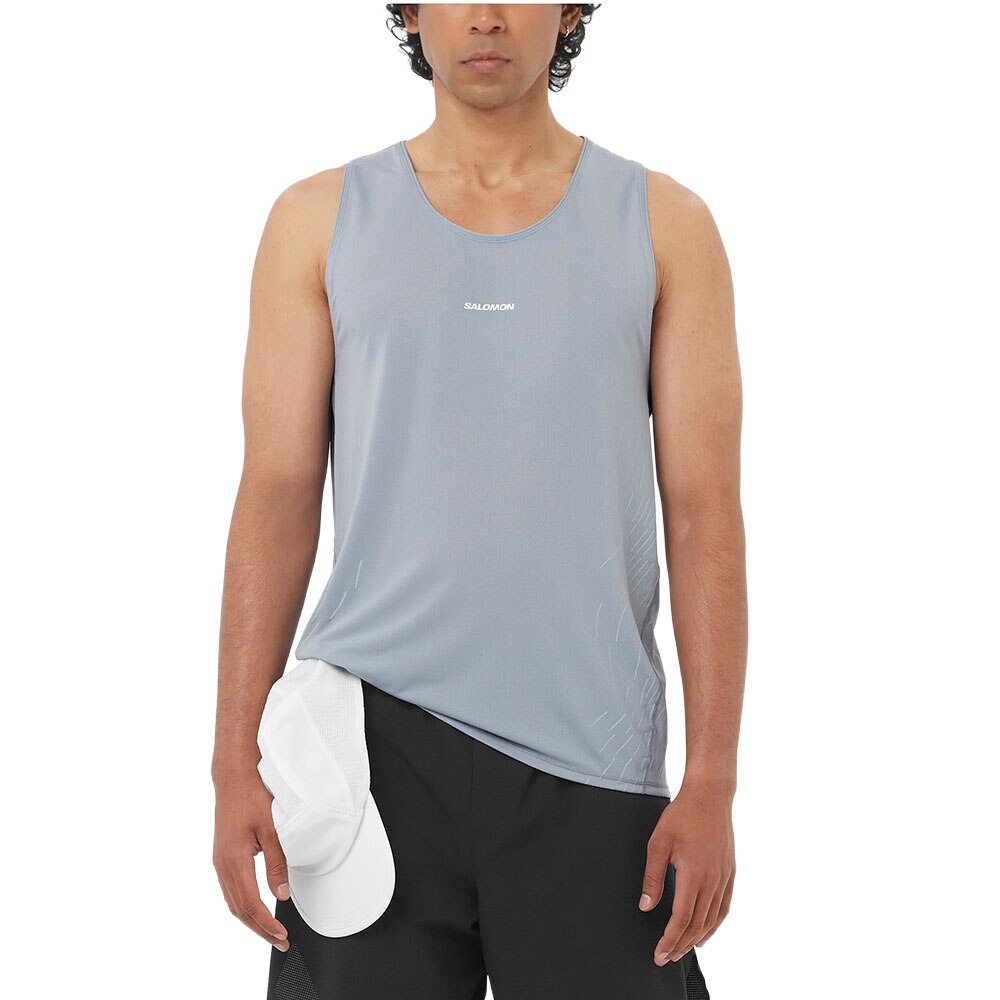 Salomon Sense Aero Singlet Herre Blå