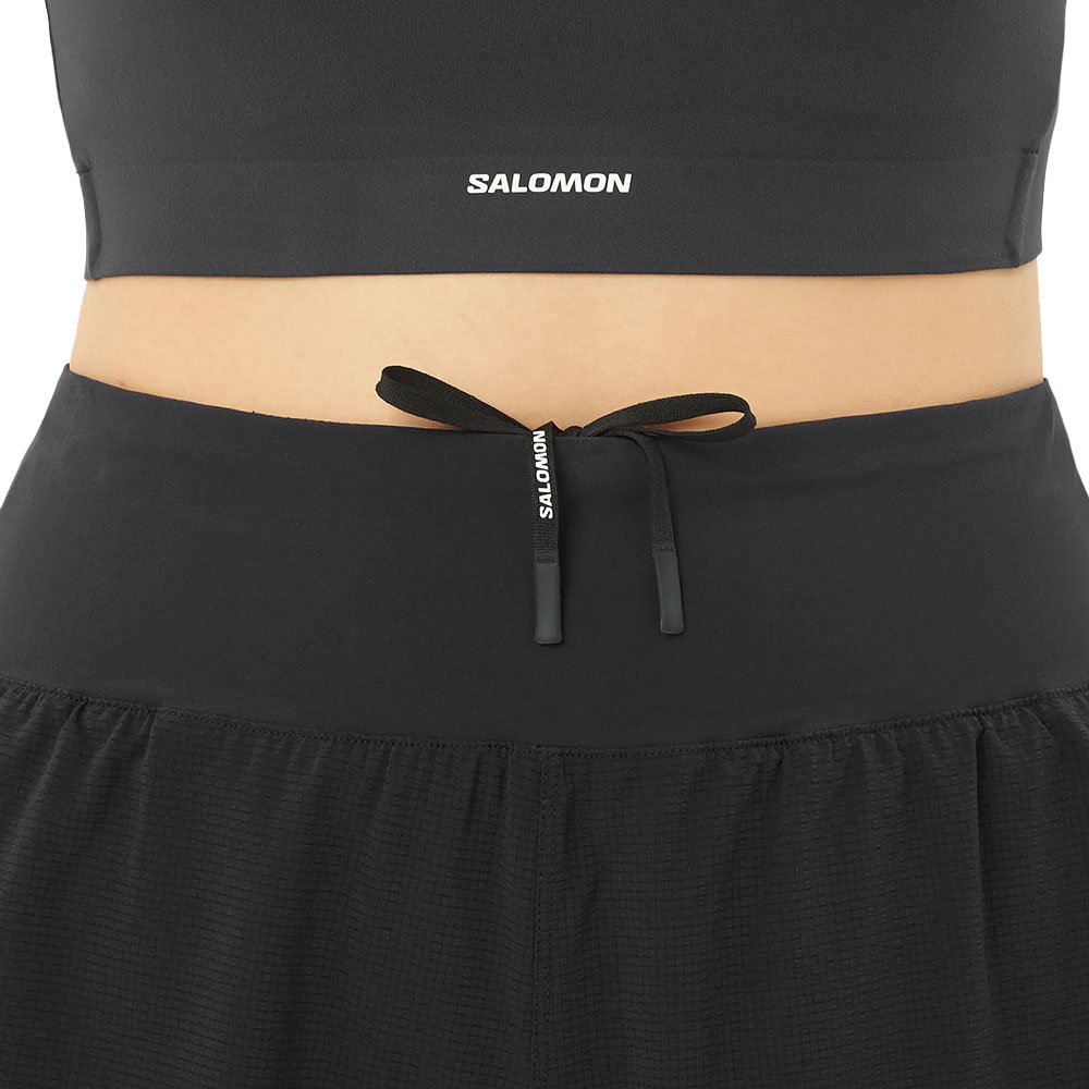 Salomon Sense Aero Stow 4" Shorts Dame Sort