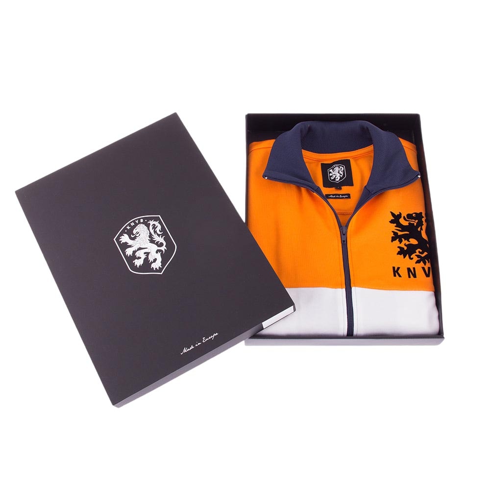 Copa Nederland 1983 Retro Fotballjakke Oransje/Blå