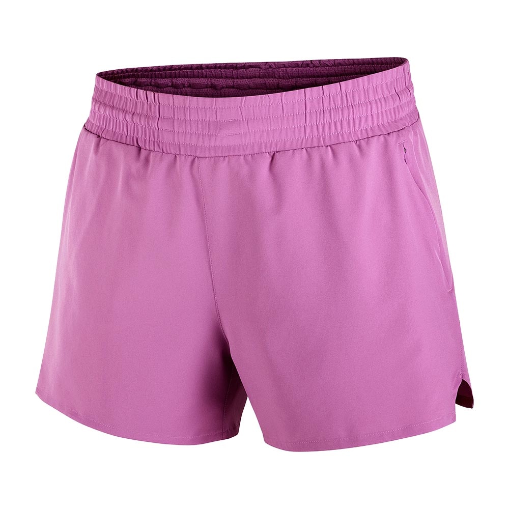 Salomon Shakeout Core 4" Shorts Dame Lilla