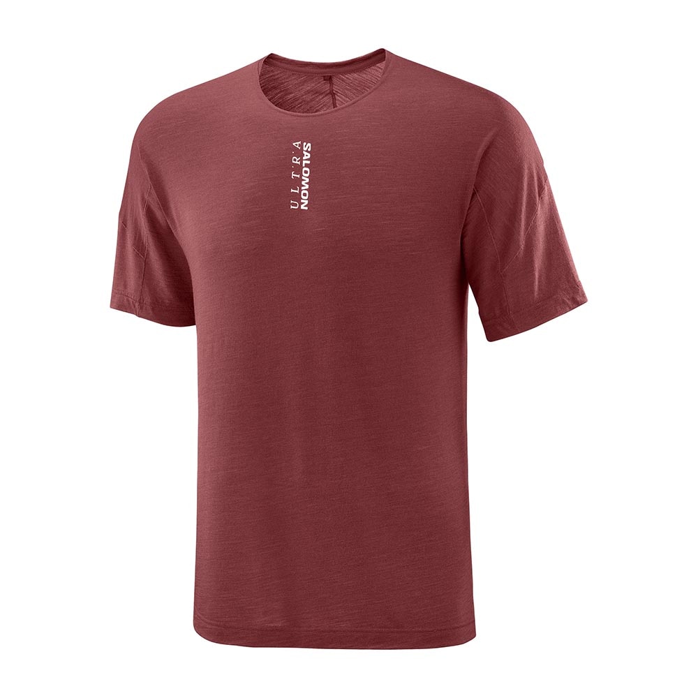 Salomon Ultra T-skjorte Menn Rød