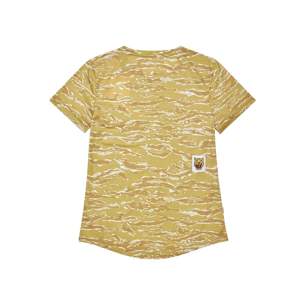 SAYSKY Tiger Combat T-skjorte Dame Gul