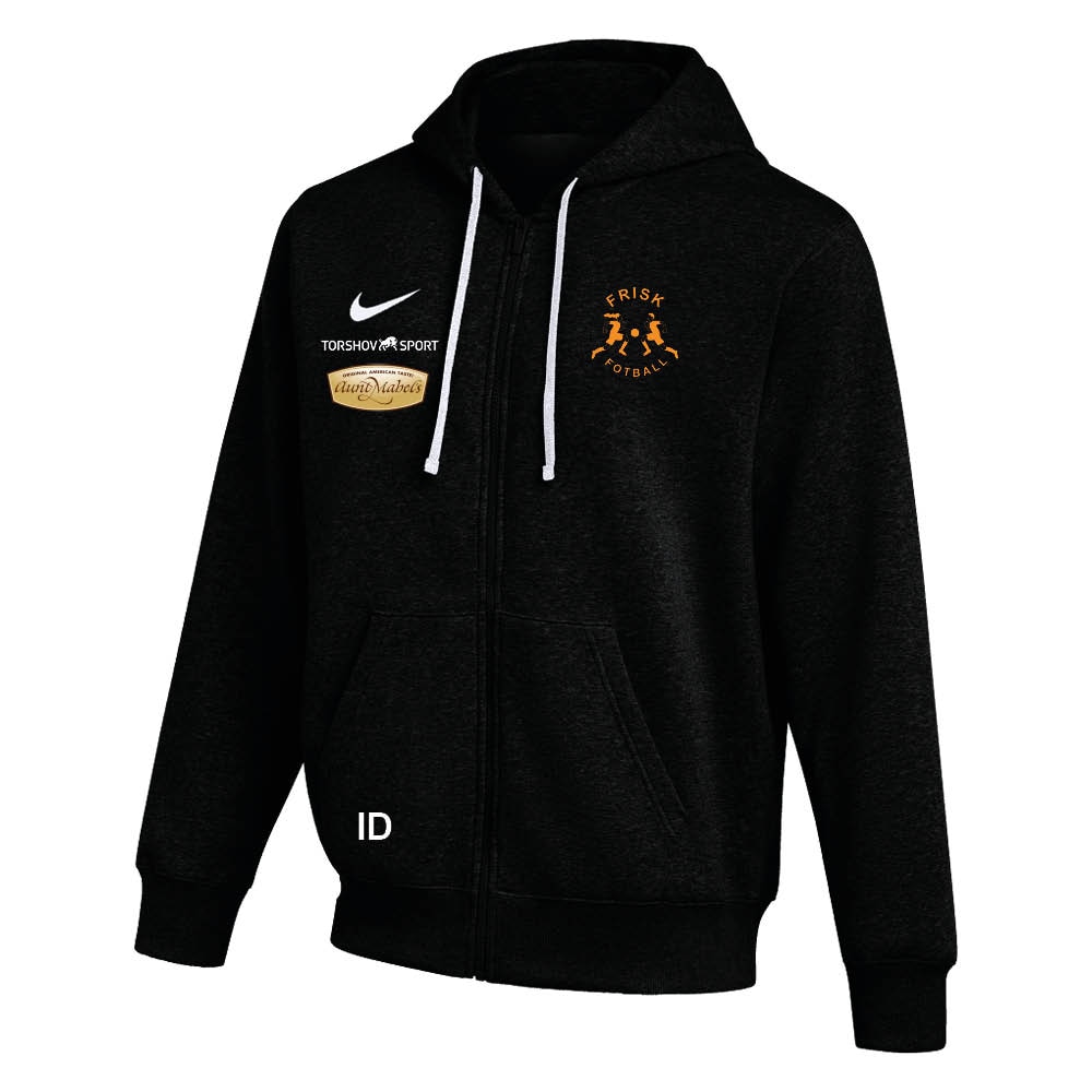 Nike Frisk Asker Fotball Full-Zip Hettegenser Sort