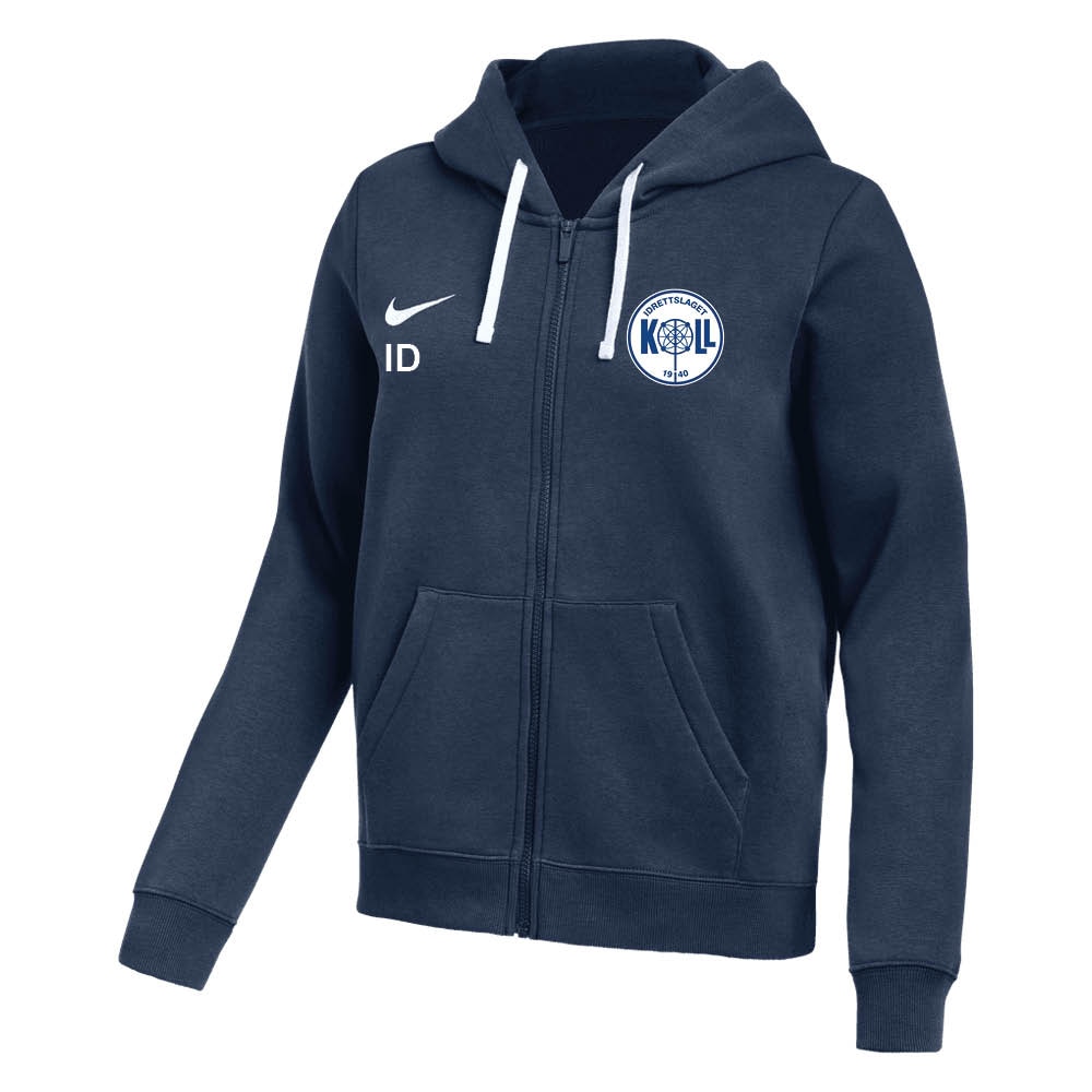Nike Koll Fotball Full-Zip Hettegenser Dame Marine
