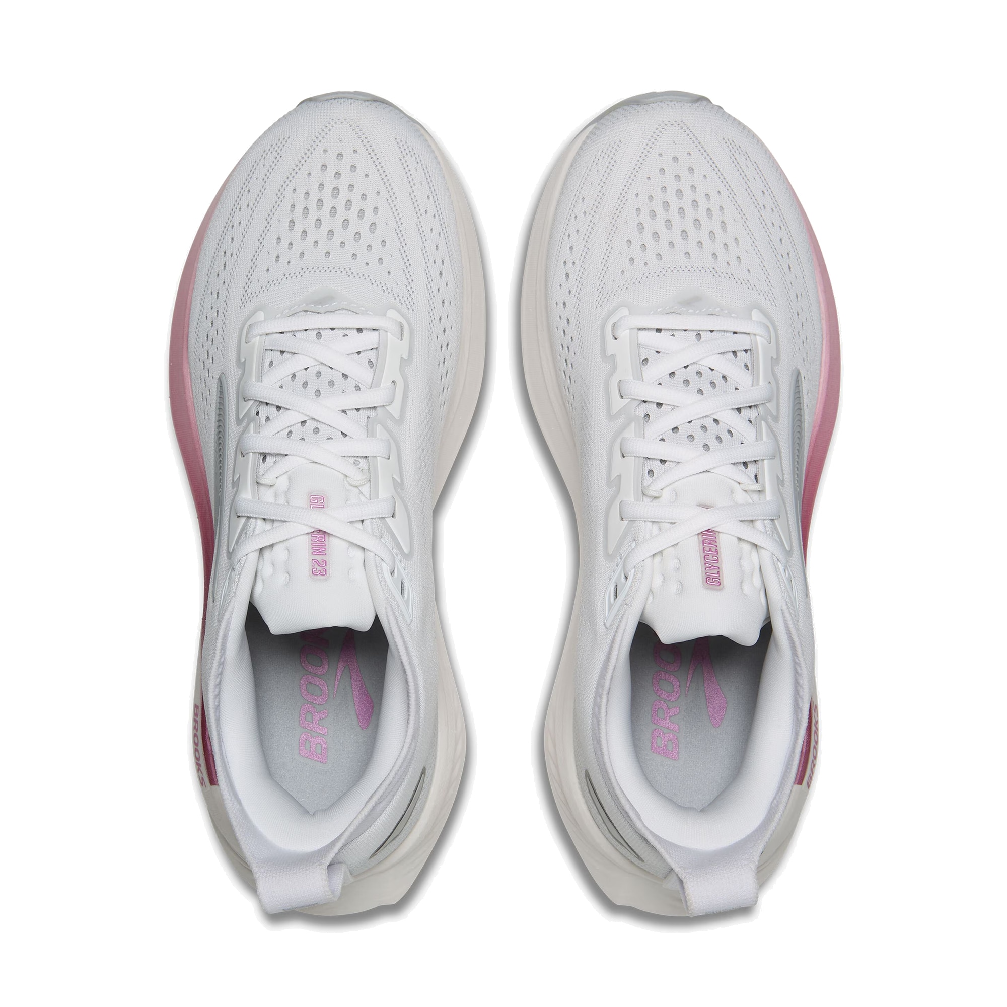 Brooks Glycerin 23 Joggesko Dame Hvit