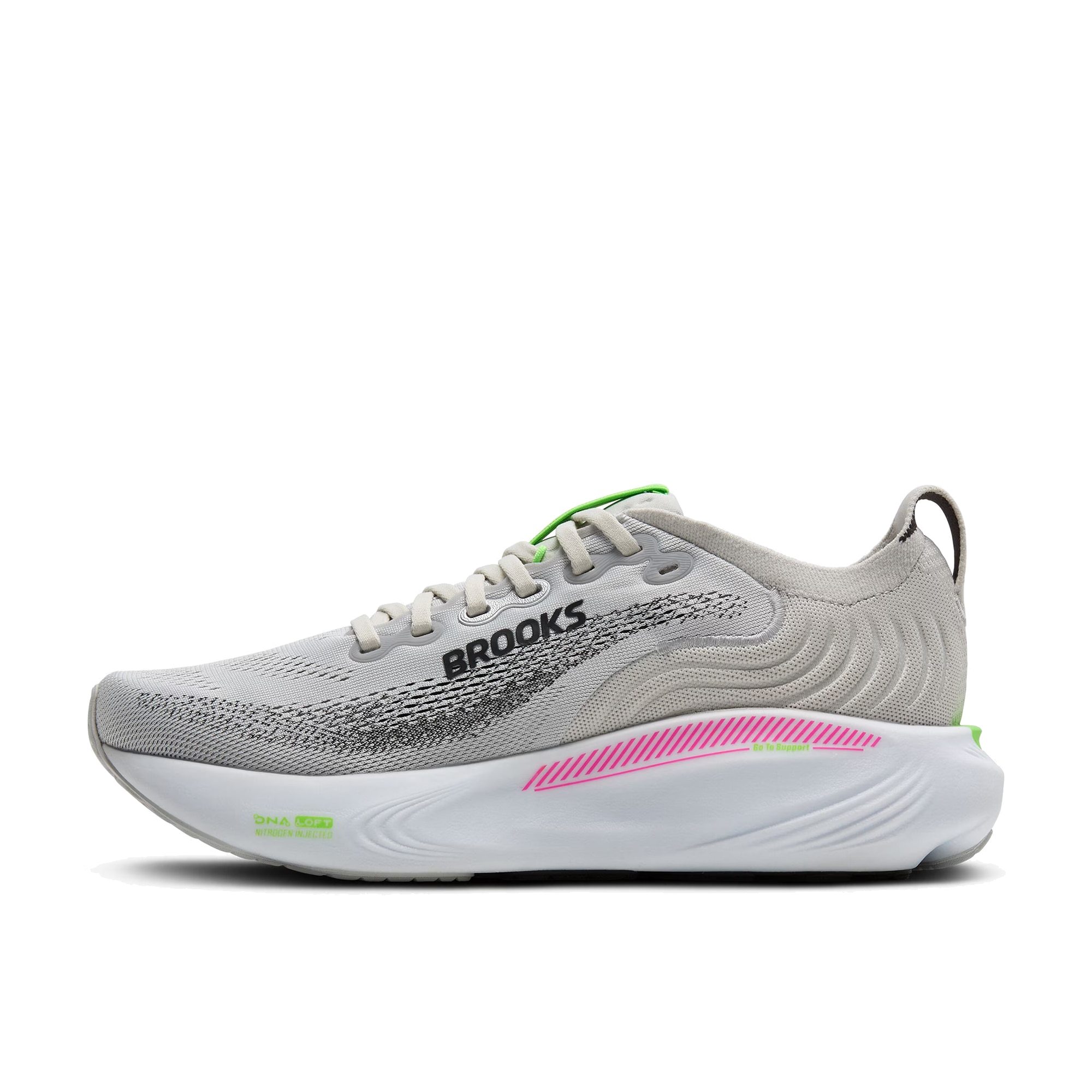 Brooks Adrenaline GTS 25 Joggesko Dame Grå/Rosa