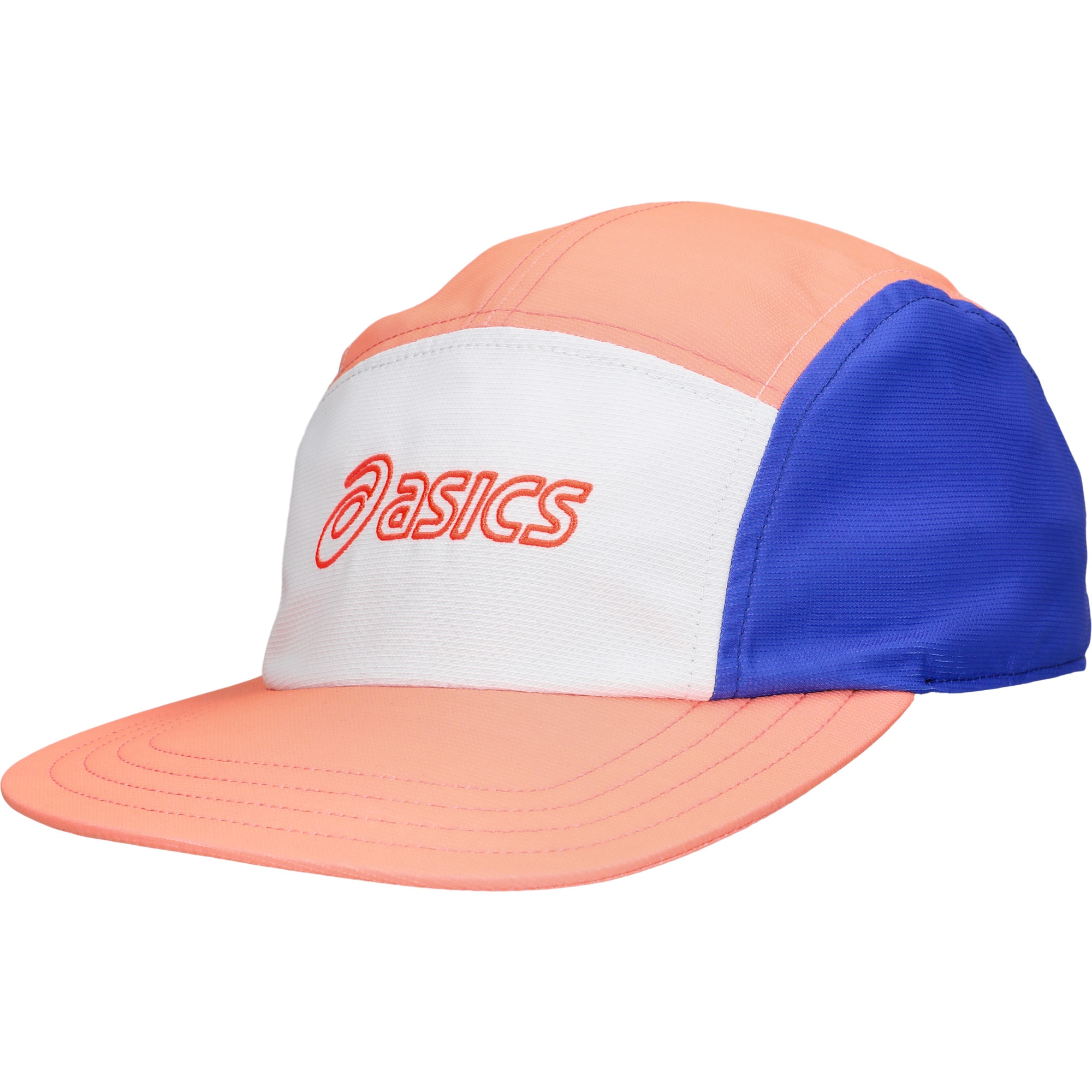 Asics Performance Running 5 Panel Cap Blå/Oransje/Hvit