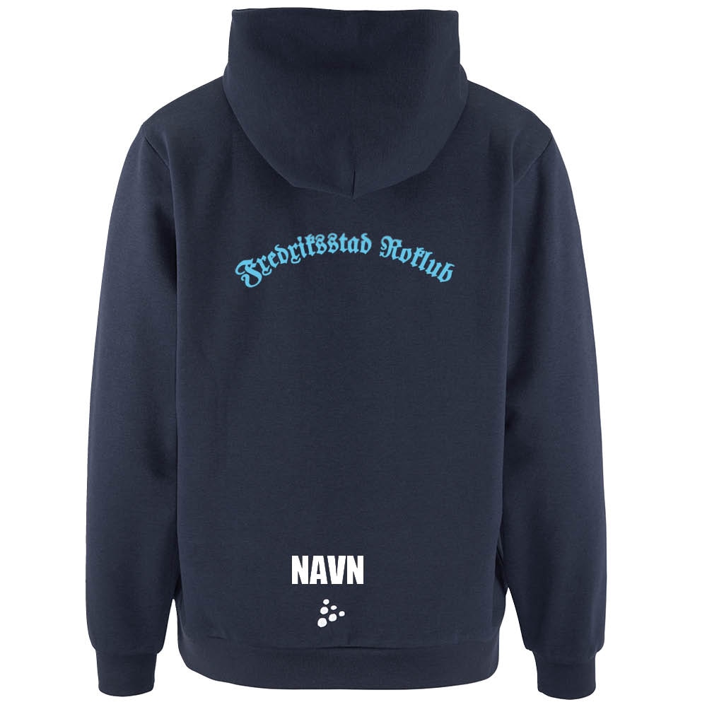 Craft Fredriksstad Roklub Logo Hettegenser Barn Marine