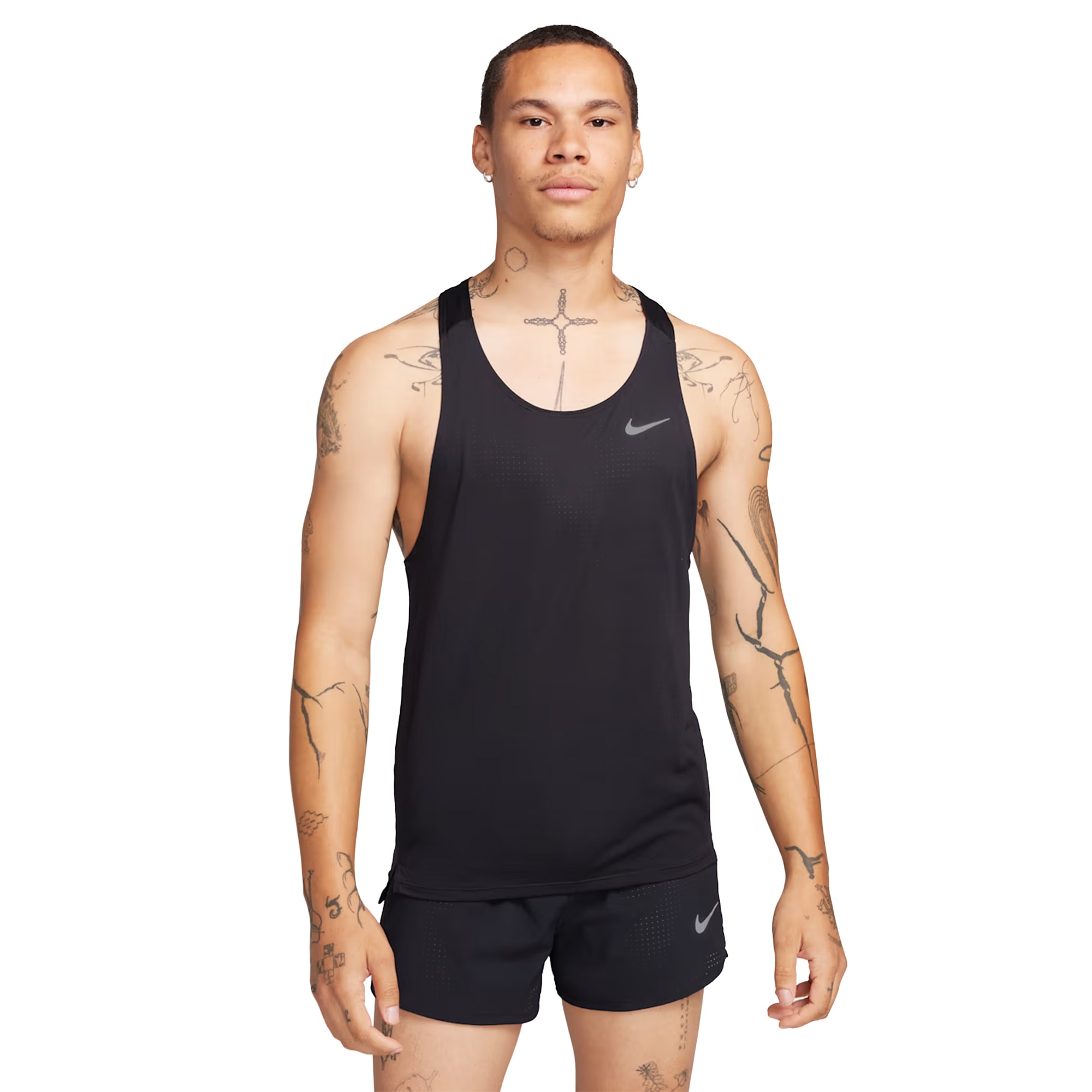 Nike Dri-Fit Fast Singlet Herre Sort