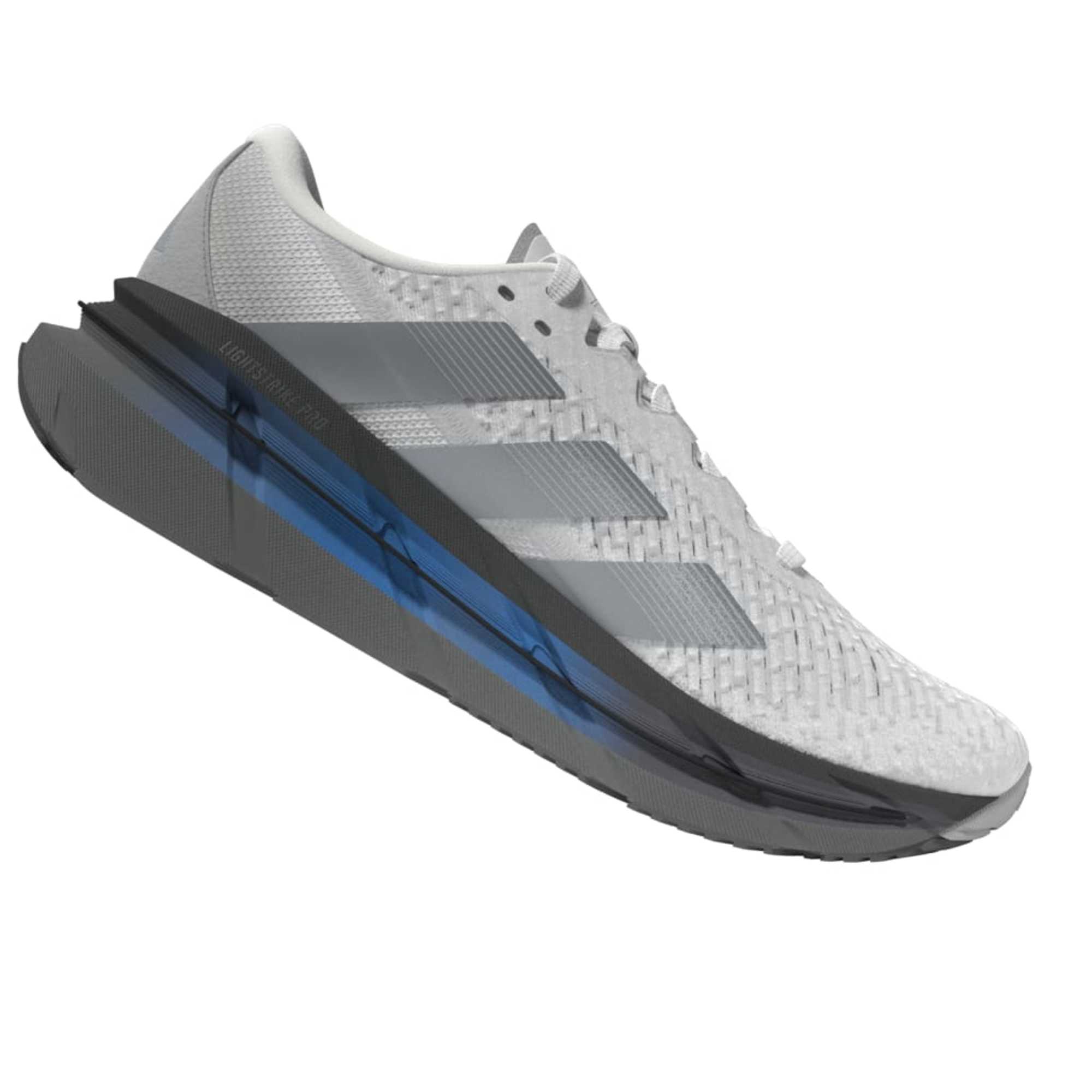 Adidas Adistar BYD Løpesko Herre Hvit/Sølv/Sort
