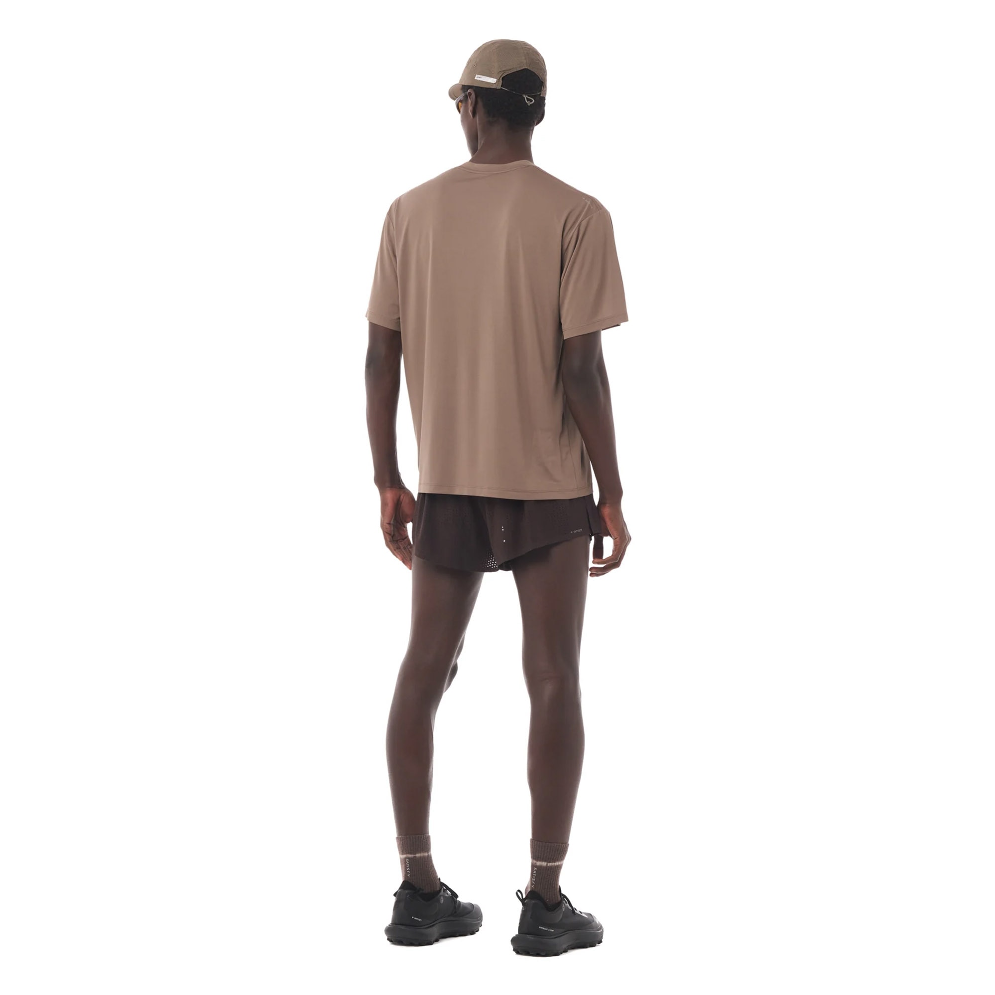 Satisfy AuraLite T-Skjorte Herre Brun