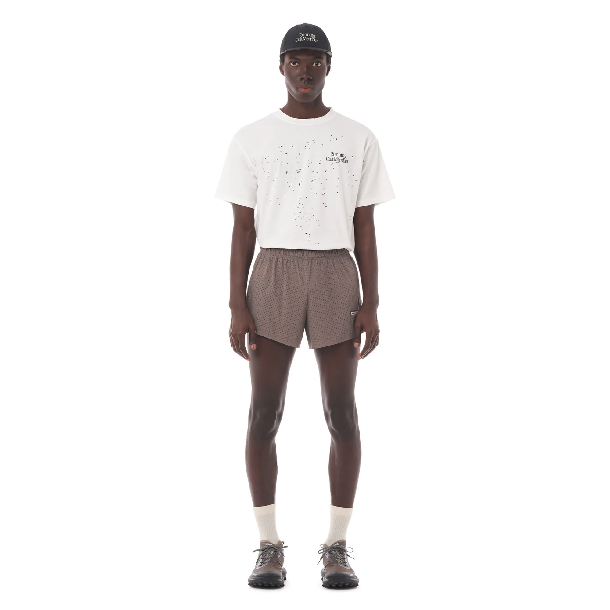 Satisfy Space-O 2.5 Løpeshorts Herre Beige