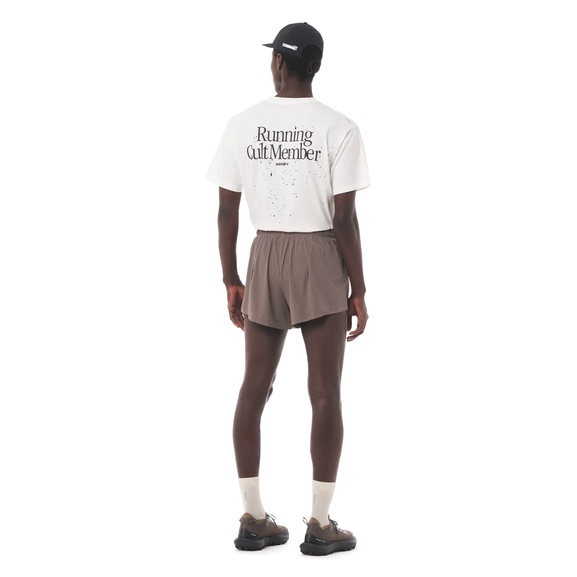 Satisfy Space-O 2.5 Løpeshorts Herre Beige