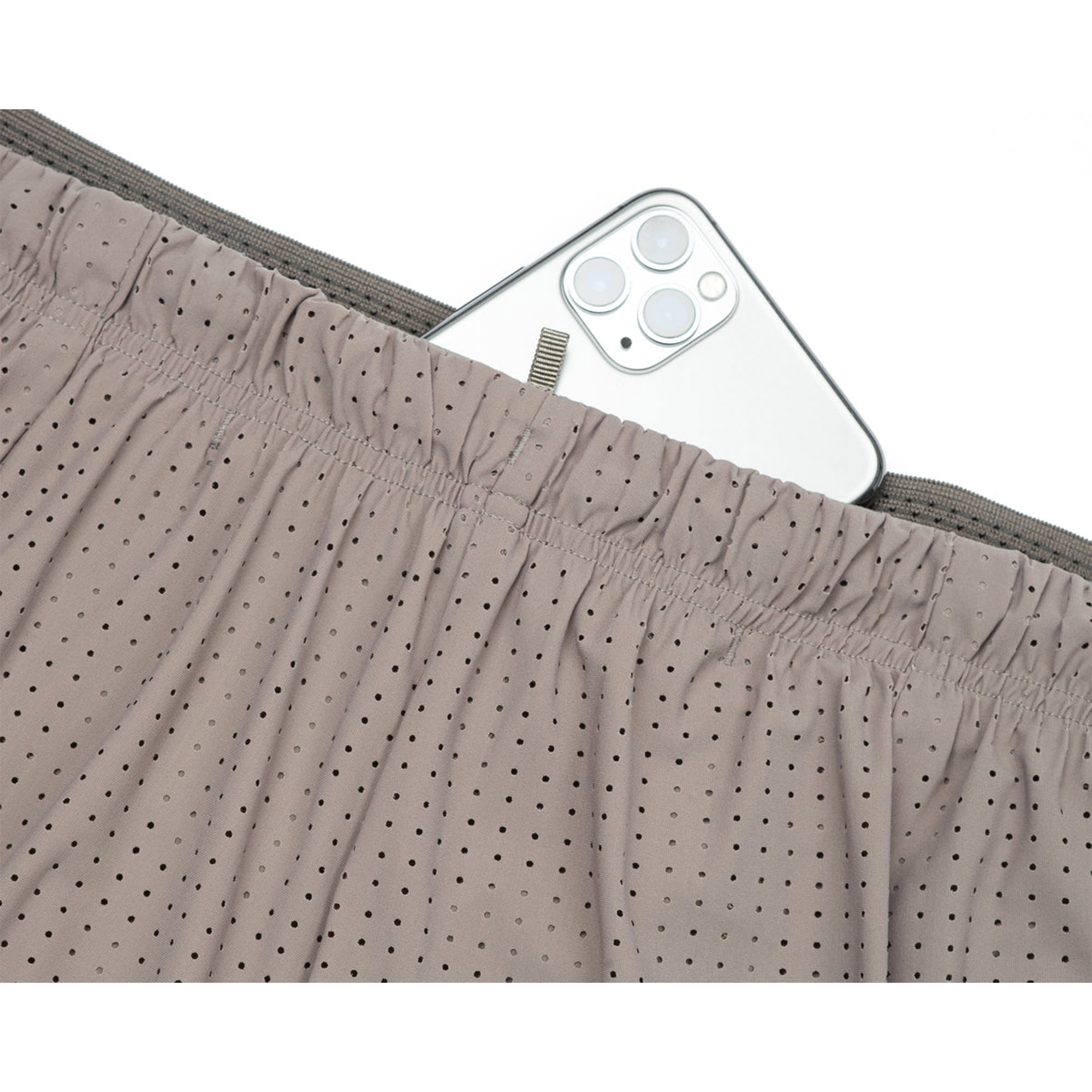 Satisfy Space-O 2.5 Løpeshorts Herre Beige