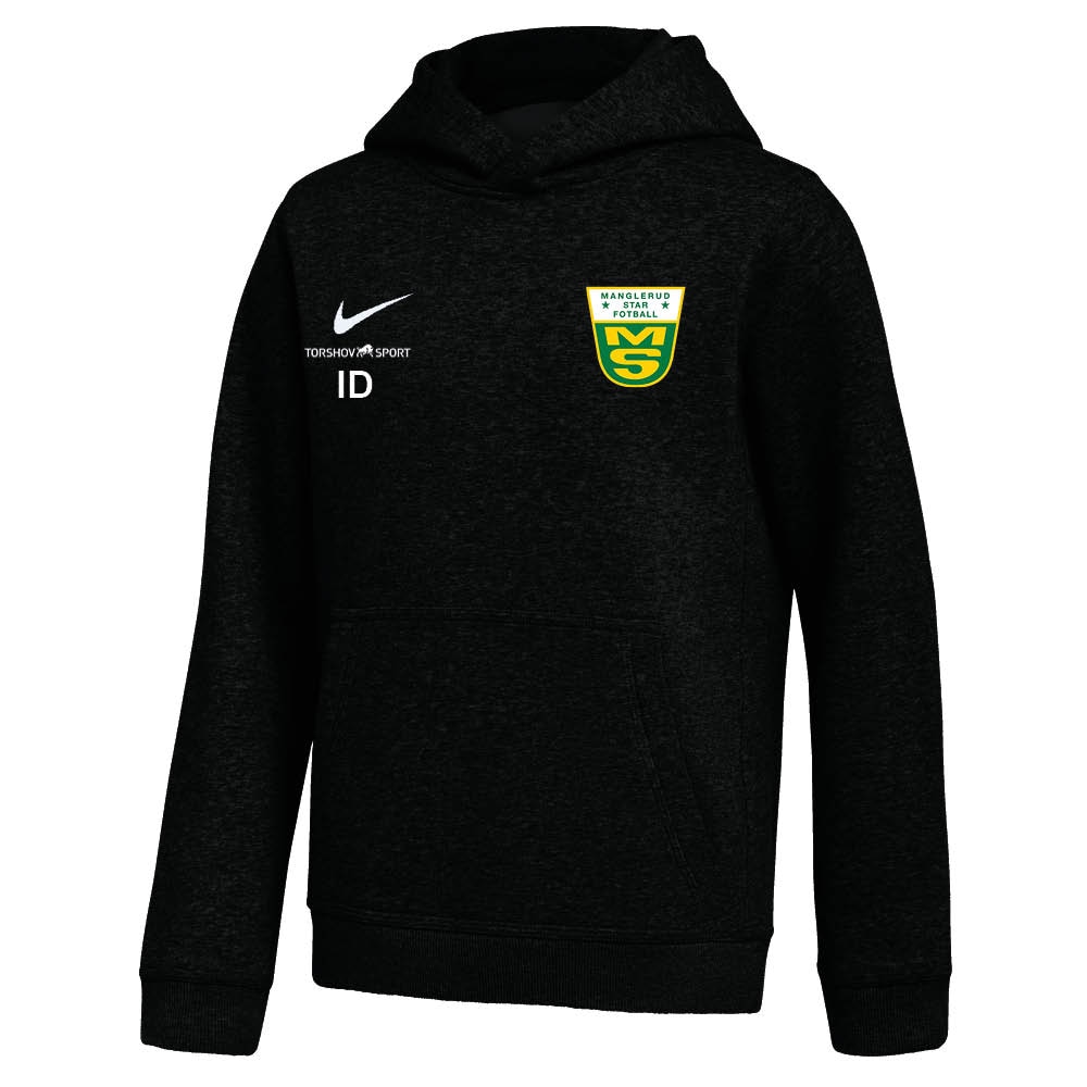 Nike Manglerud Star Fotball Hettegenser Barn Sort