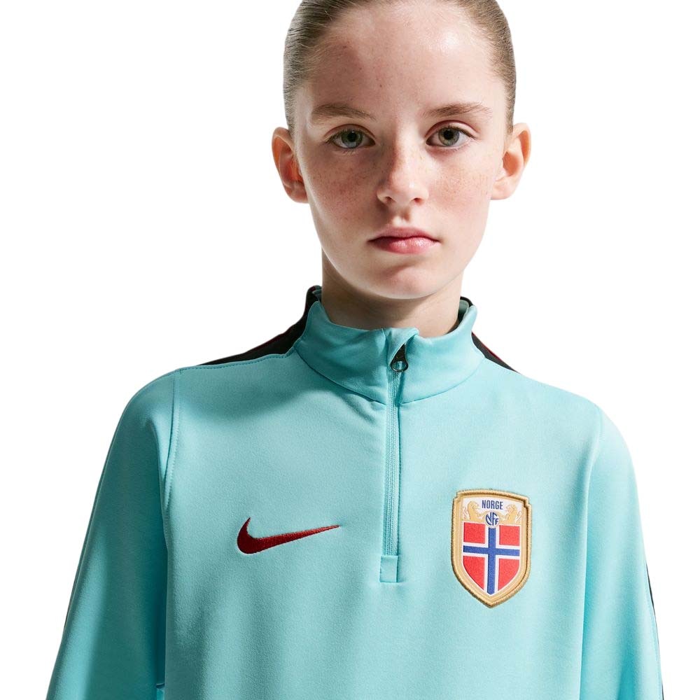Nike Norge VM 2026 Dri-FIT Strike Treningsgenser Barn Lyseblå/Sort