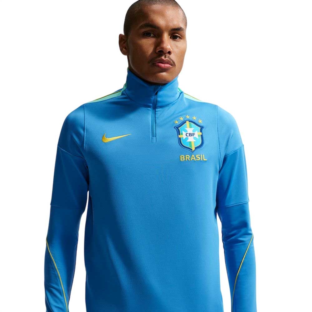 Nike Brasil VM 2026 Dri-FIT Strike Treningsgenser Blå/Gul