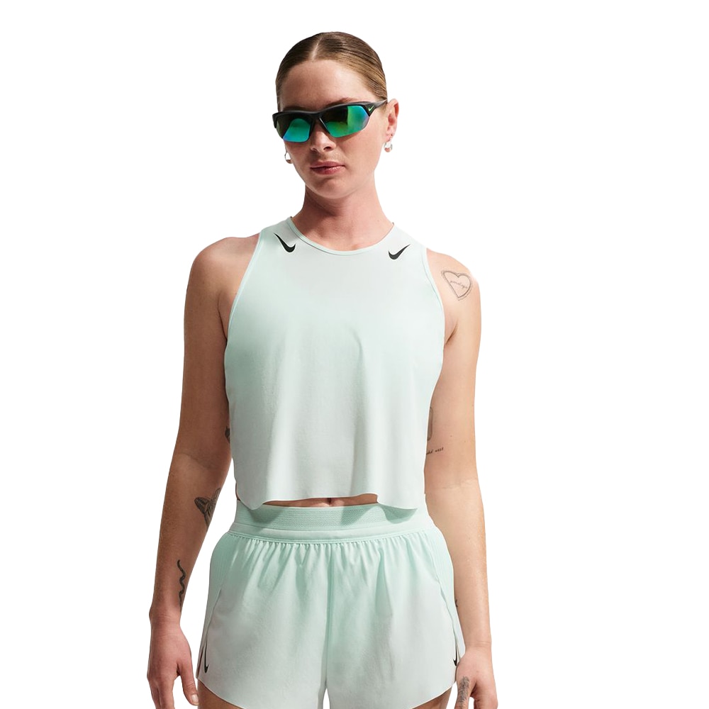Nike Dri-Fit AeroSwift ADV Crop Tank Dame Lys Grønn