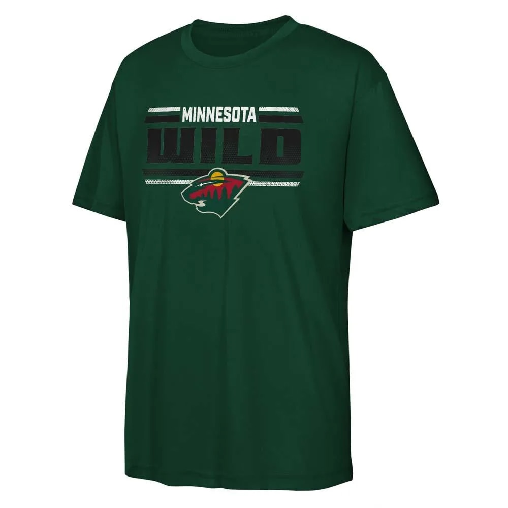 Outerstuff NHL Electric Snipe Barn T-skjorte Minnesota Wild