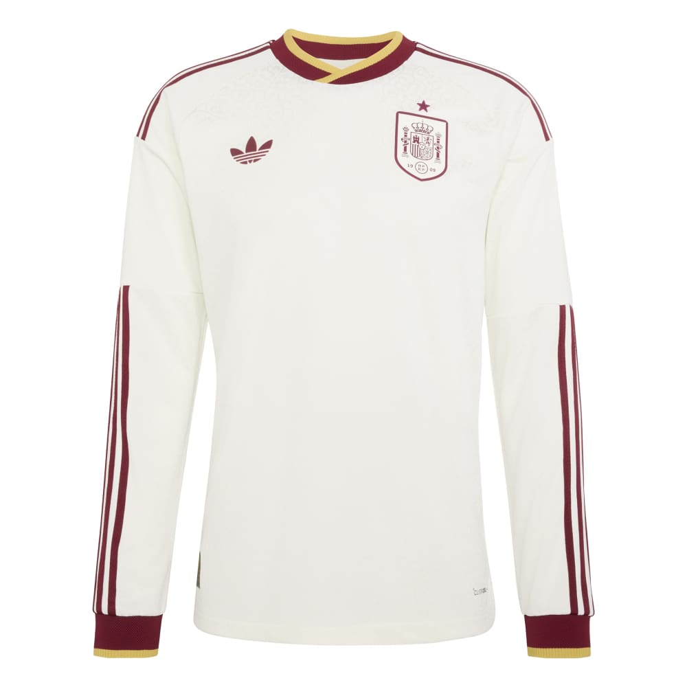 Adidas Spania Authentic Langermet Fotballdrakt VM 2026 Borte