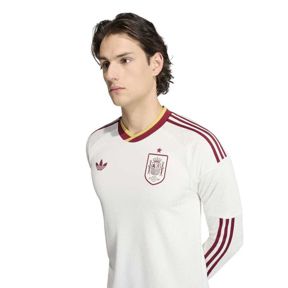 Adidas Spania Authentic Langermet Fotballdrakt VM 2026 Borte