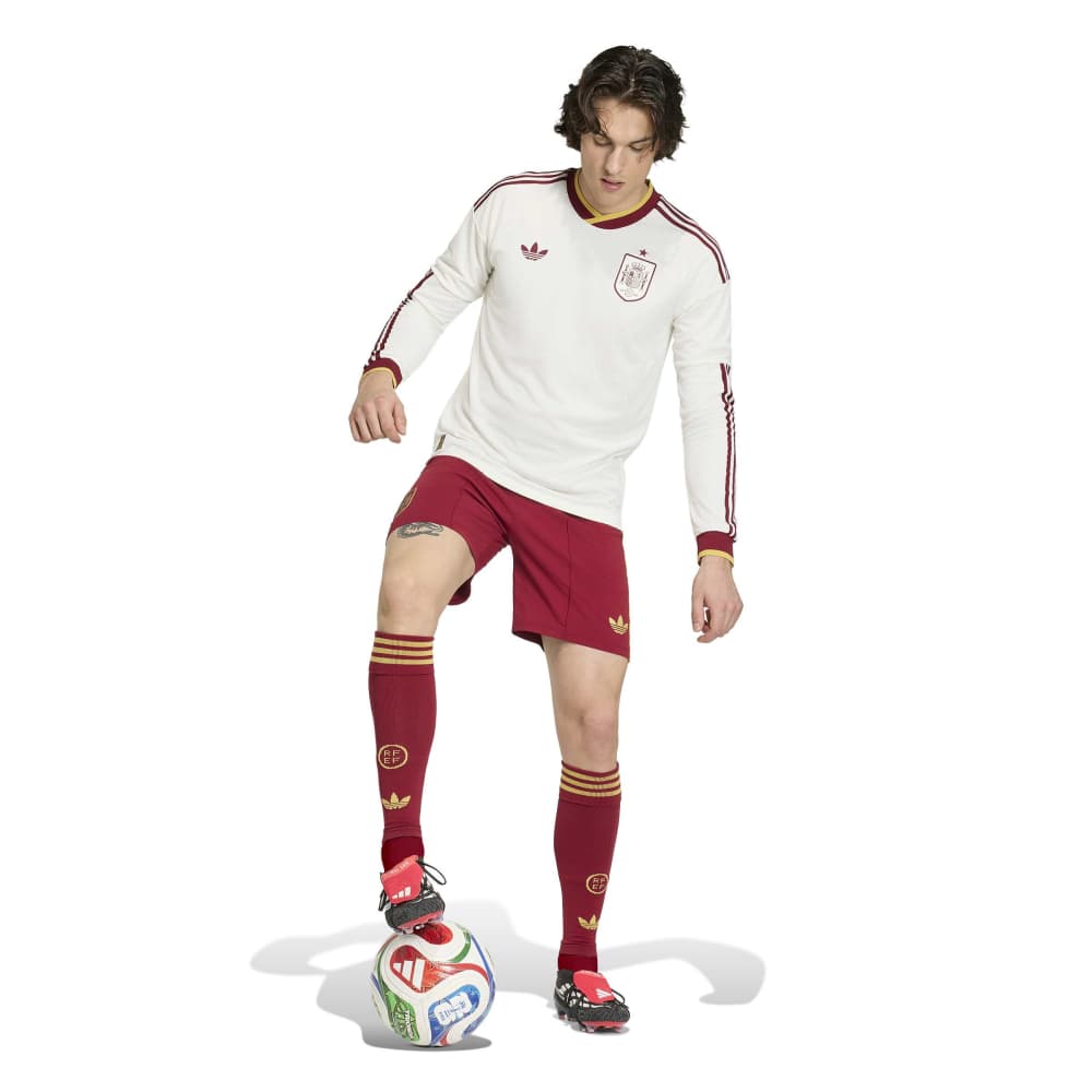 Adidas Spania Authentic Langermet Fotballdrakt VM 2026 Borte