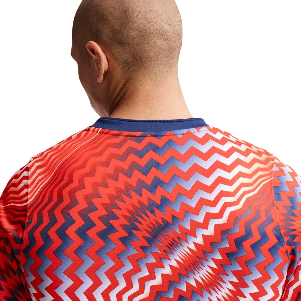 Nike Norge VM 2026 Dri-FIT Academy Pro Pre Match Treningstrøye Rød/Blå