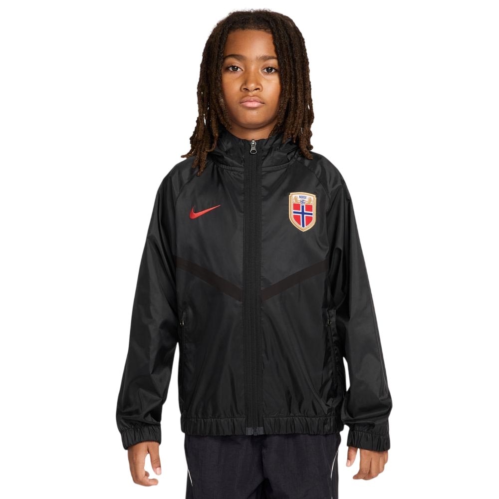 Nike Norge VM 2026 Dri-FIT Anthem Jakke Barn Sort