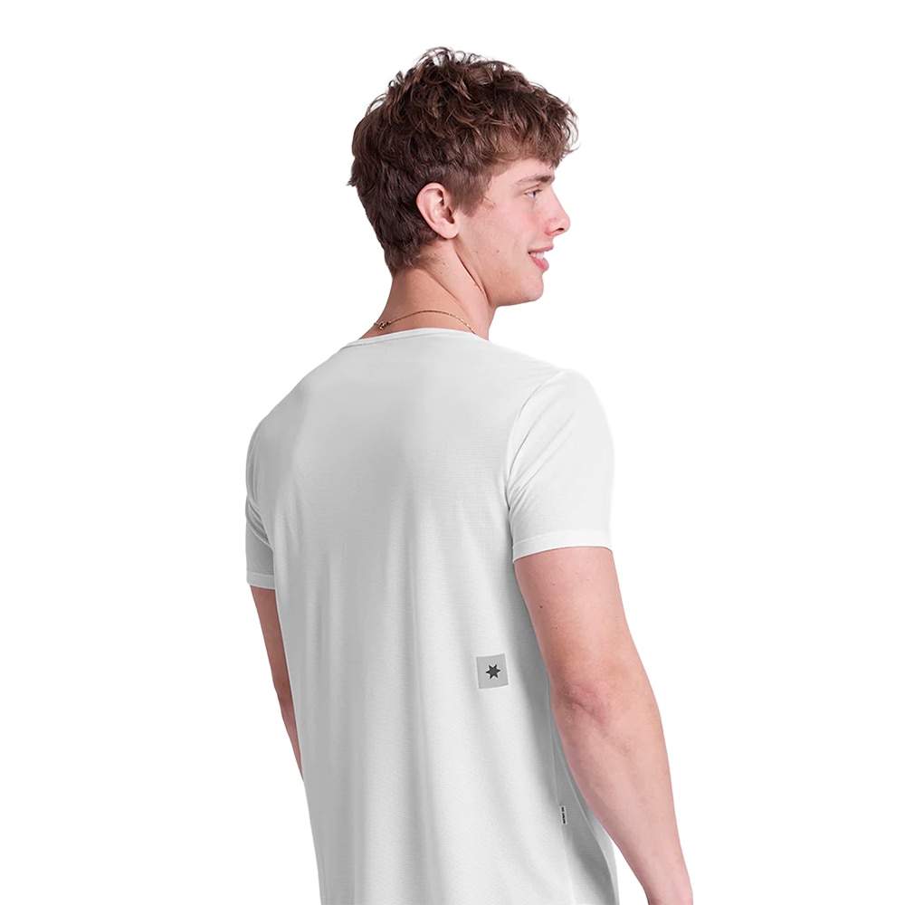 SAYSKY Zig Zag Flow T-skjorte Herre Hvit