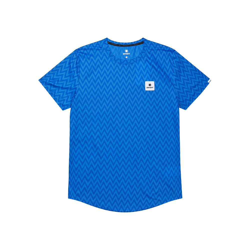 SAYSKY Zig Zag Combat T-Skjorte Herre Blå