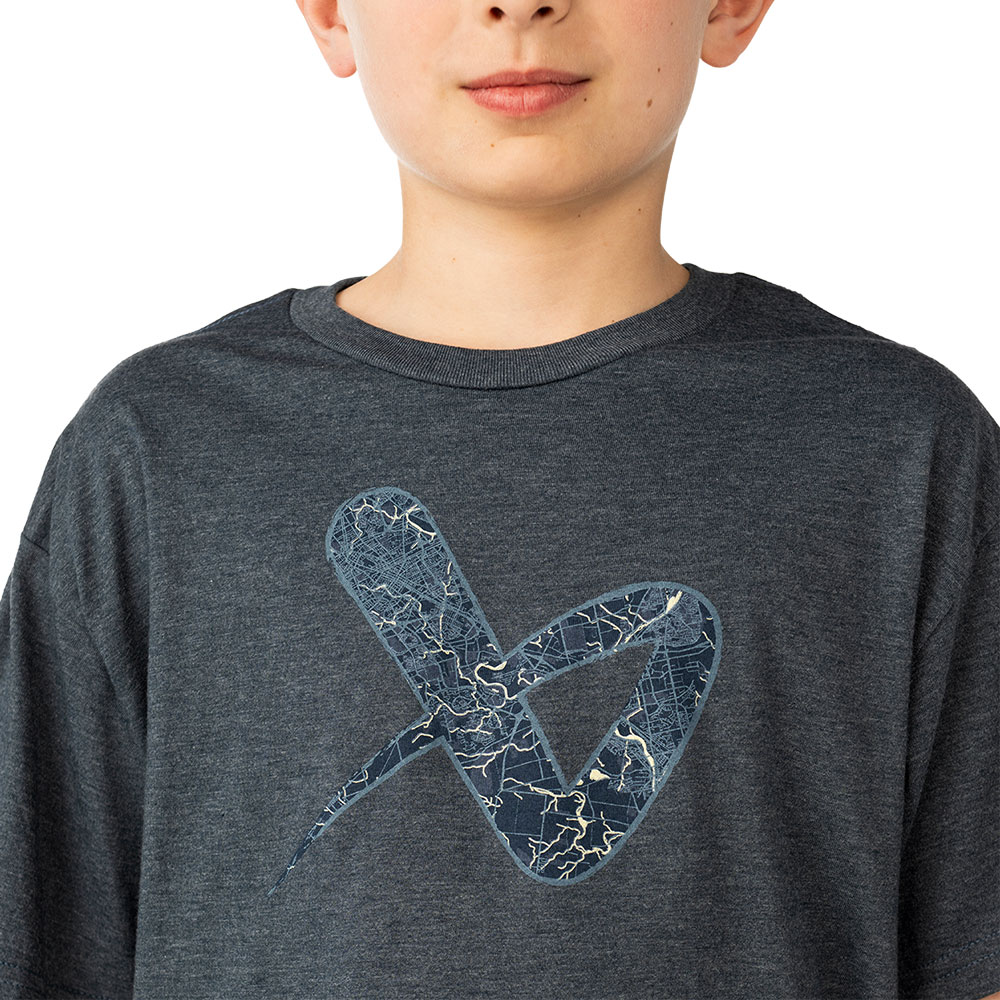 Bauer Icon Graphic Barn T-skjorte Marine