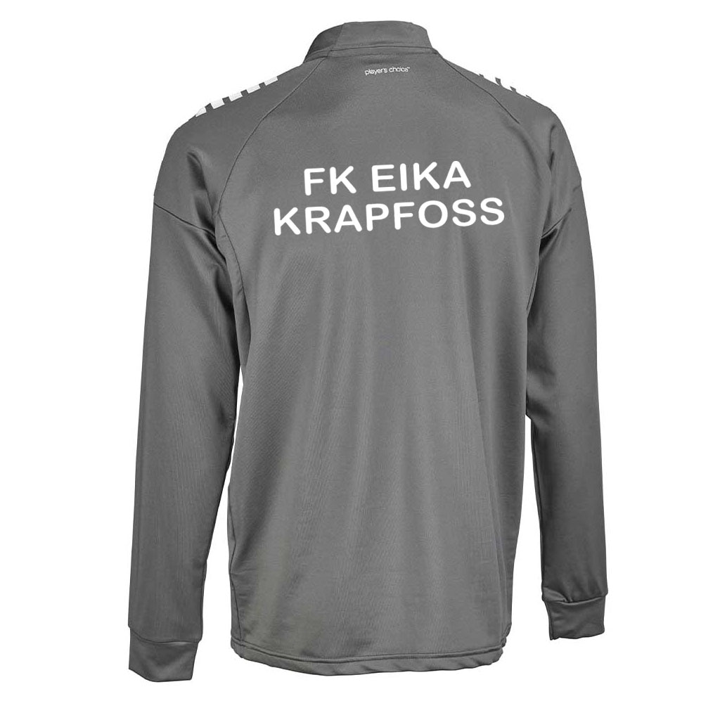 Select Eika Krapfoss 1/2 Zip Treningsgenser Barn Grå/Hvit