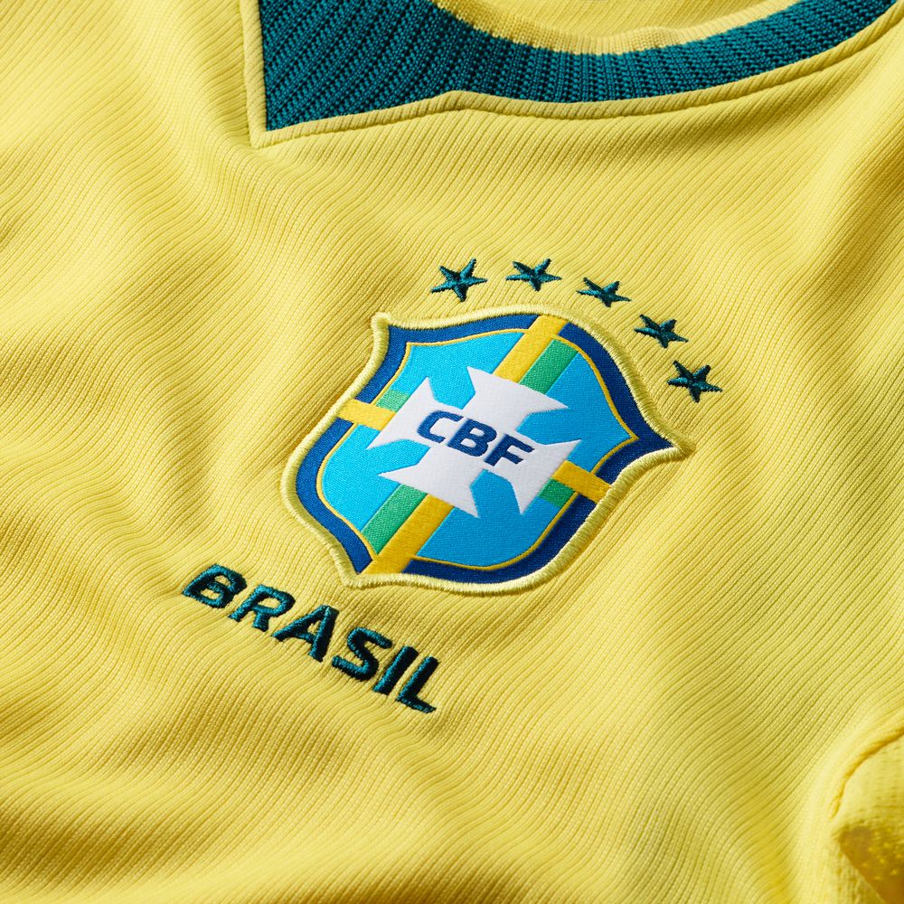 Nike Brasil VM 2026 Fotballdrakt Barn Hjemme