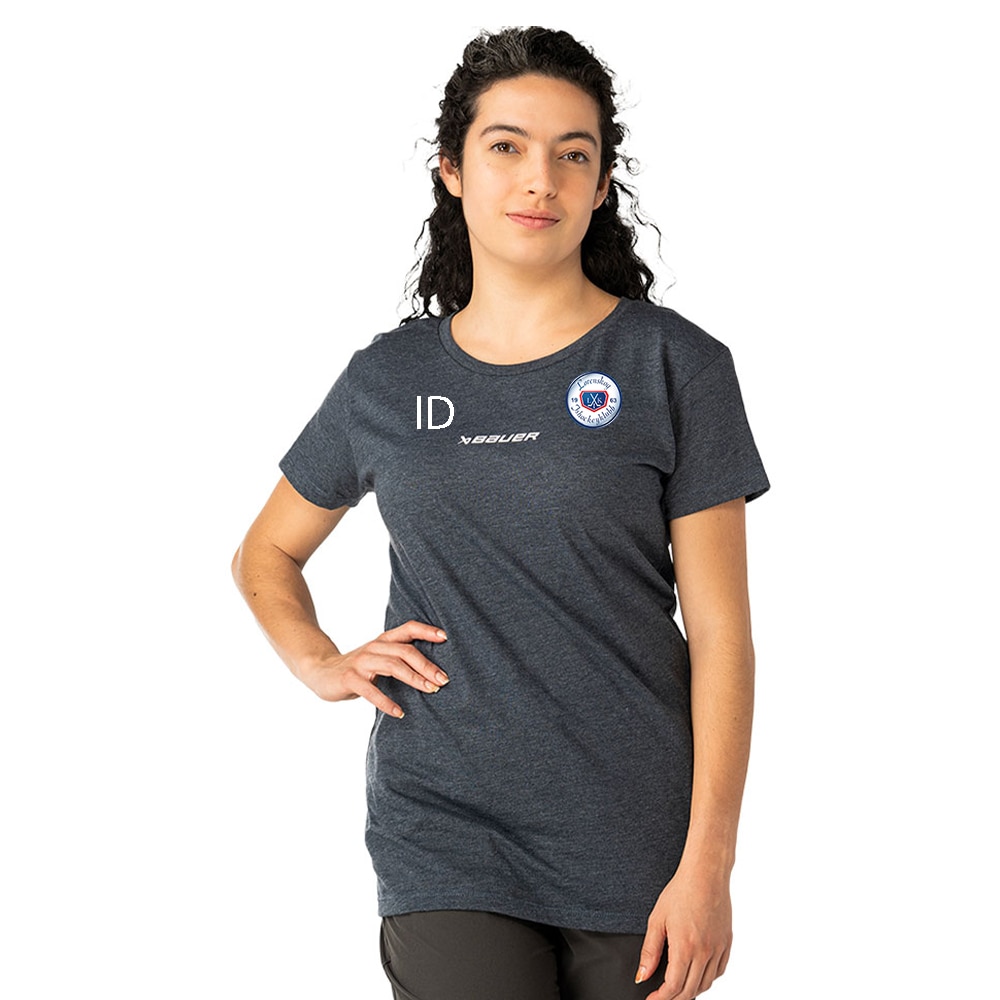 Bauer Core Lørenskog Hockey Dame T-skjorte Marine