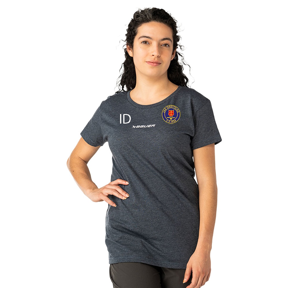 Bauer Core Jar Hockey Dame T-skjorte Marine