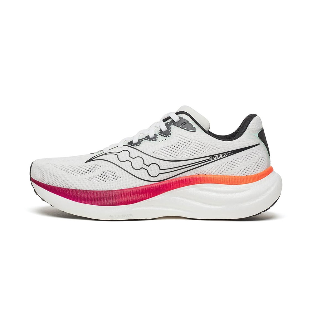 Saucony Ride 19 Løpesko Herre Hvit