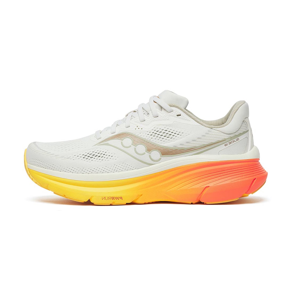 Saucony Guide 19 Løpesko Herre Hvit/Oransje/Gul