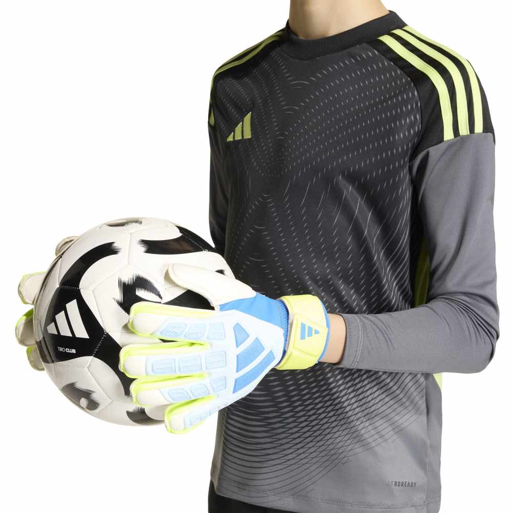 Adidas Predator Match Fingersave Keeperhansker Barn Ice Cold Precision