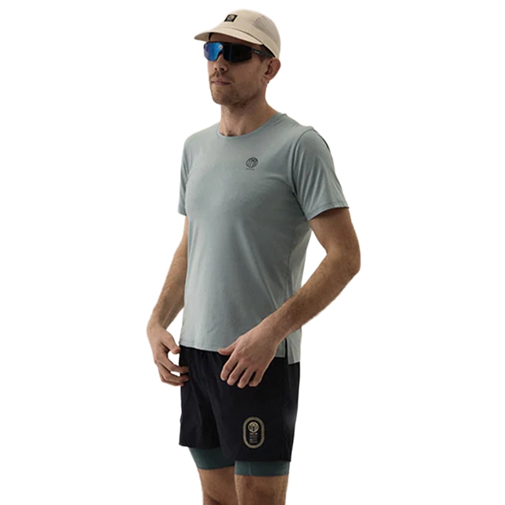 YMR Track Club Nordic Runrise T-skjorte Herre Grå