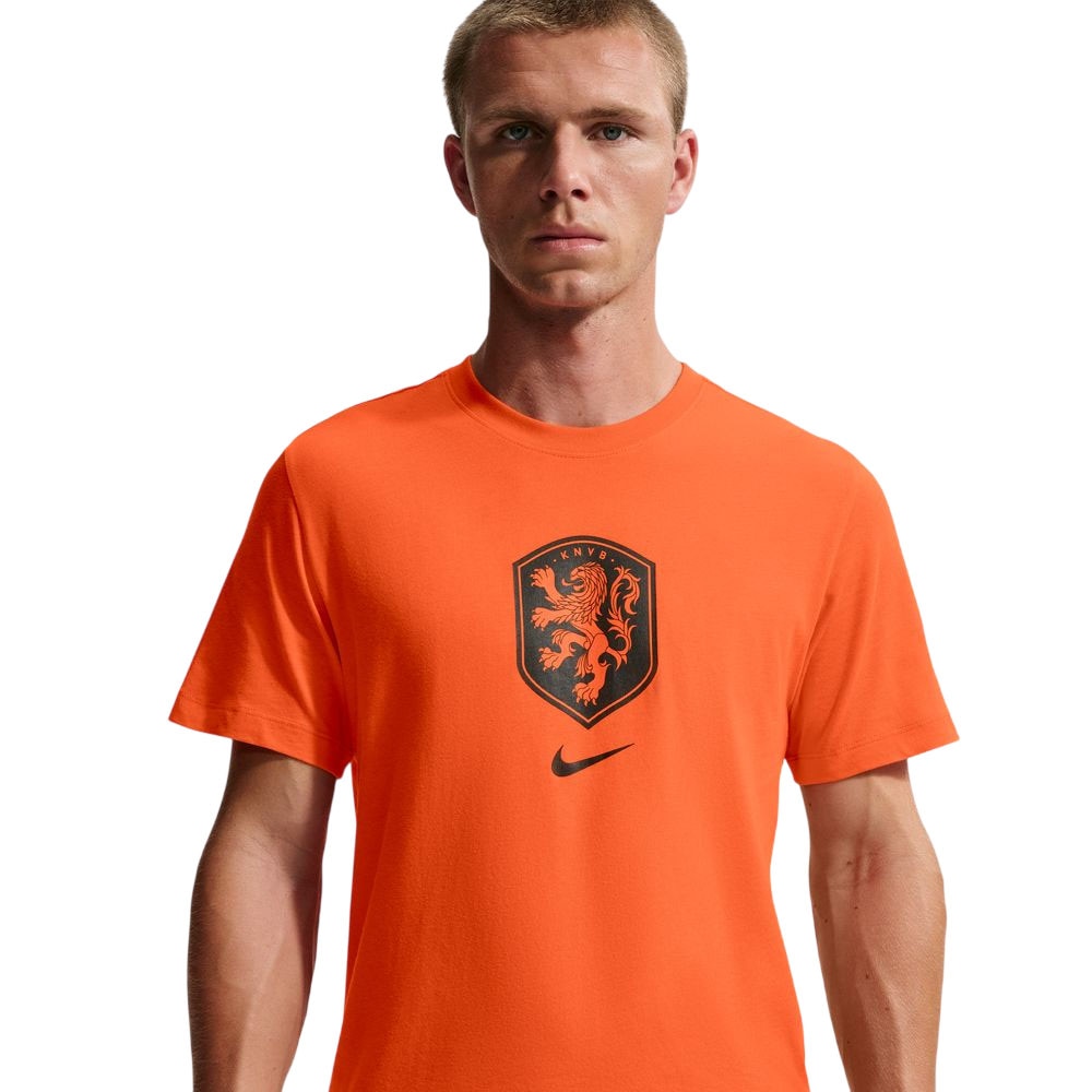 Nike Nederland VM 2026 Crest T-Skjorte Oransje