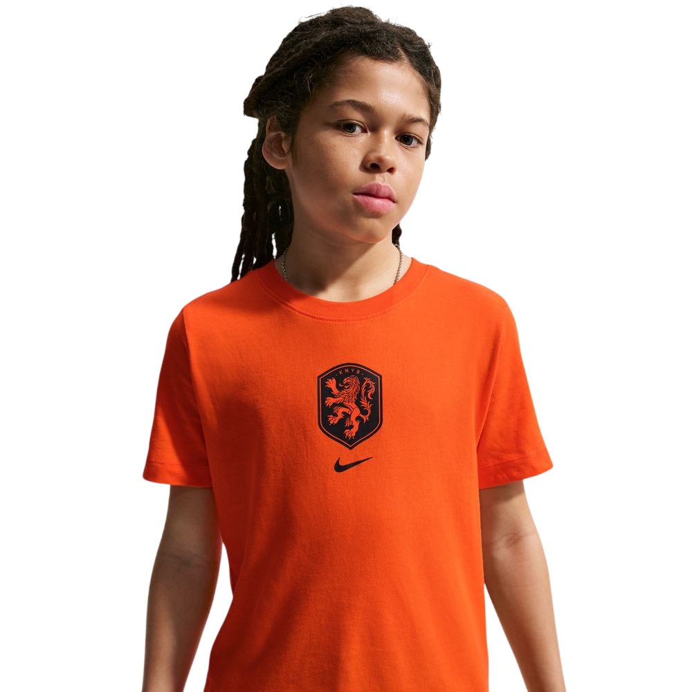 Nike Nederland VM 2026 Crest T-Skjorte Barn Oransje