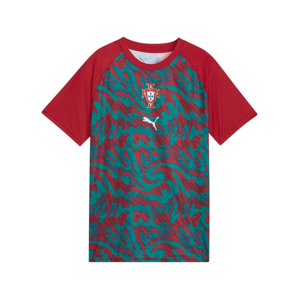 Puma Portugal VM 2026 Warm Up Treningstrøye Barn Rød/Grønn