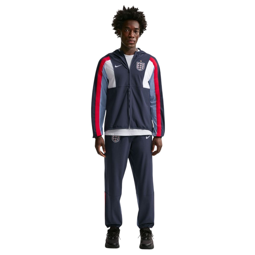 Nike England VM 2026 Dri-FIT Energy Woven Jakke Marine/Hvit/Rød