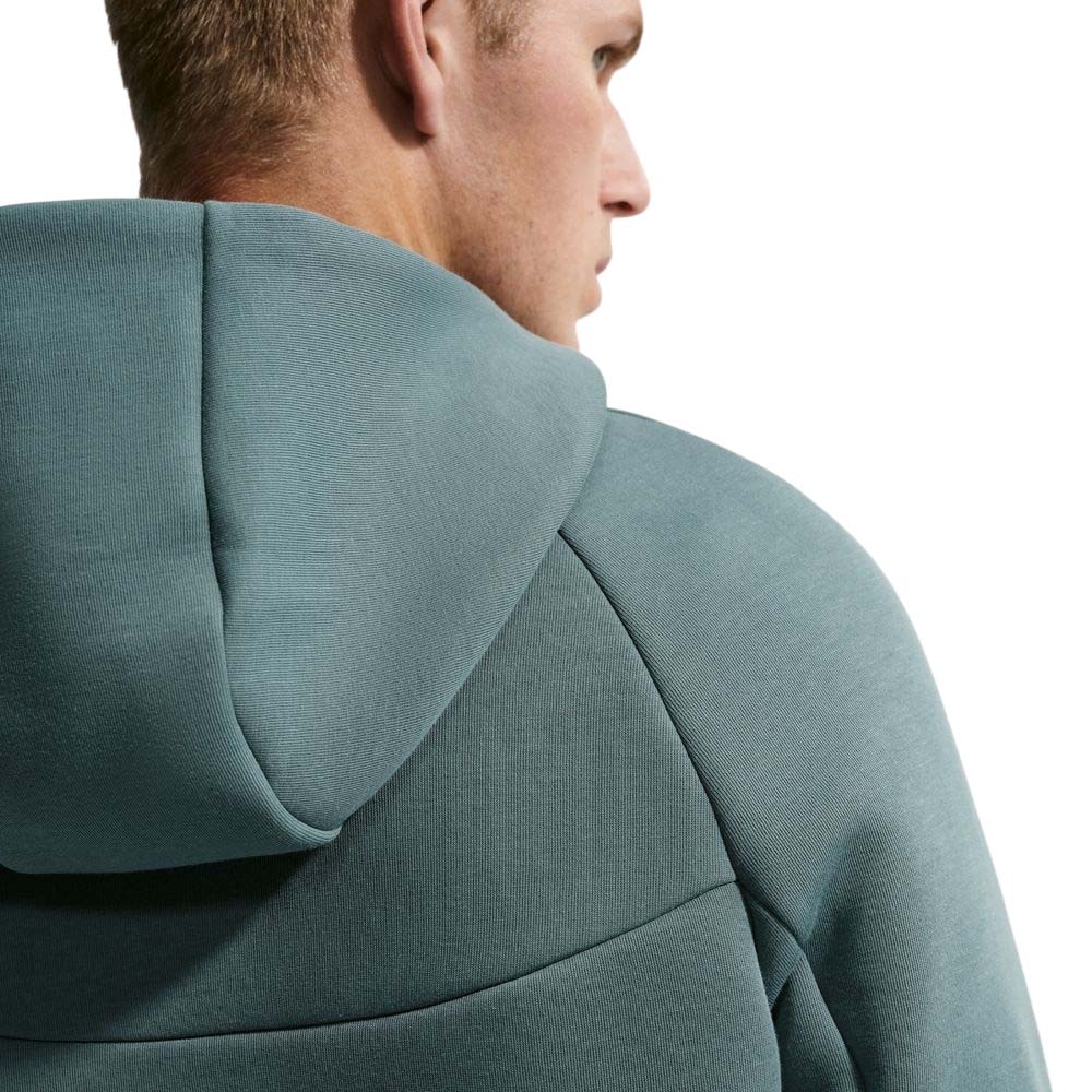 Nike NSW Tech Fleece Full-Zip Windrunner Hettegenser Turkis/Sort