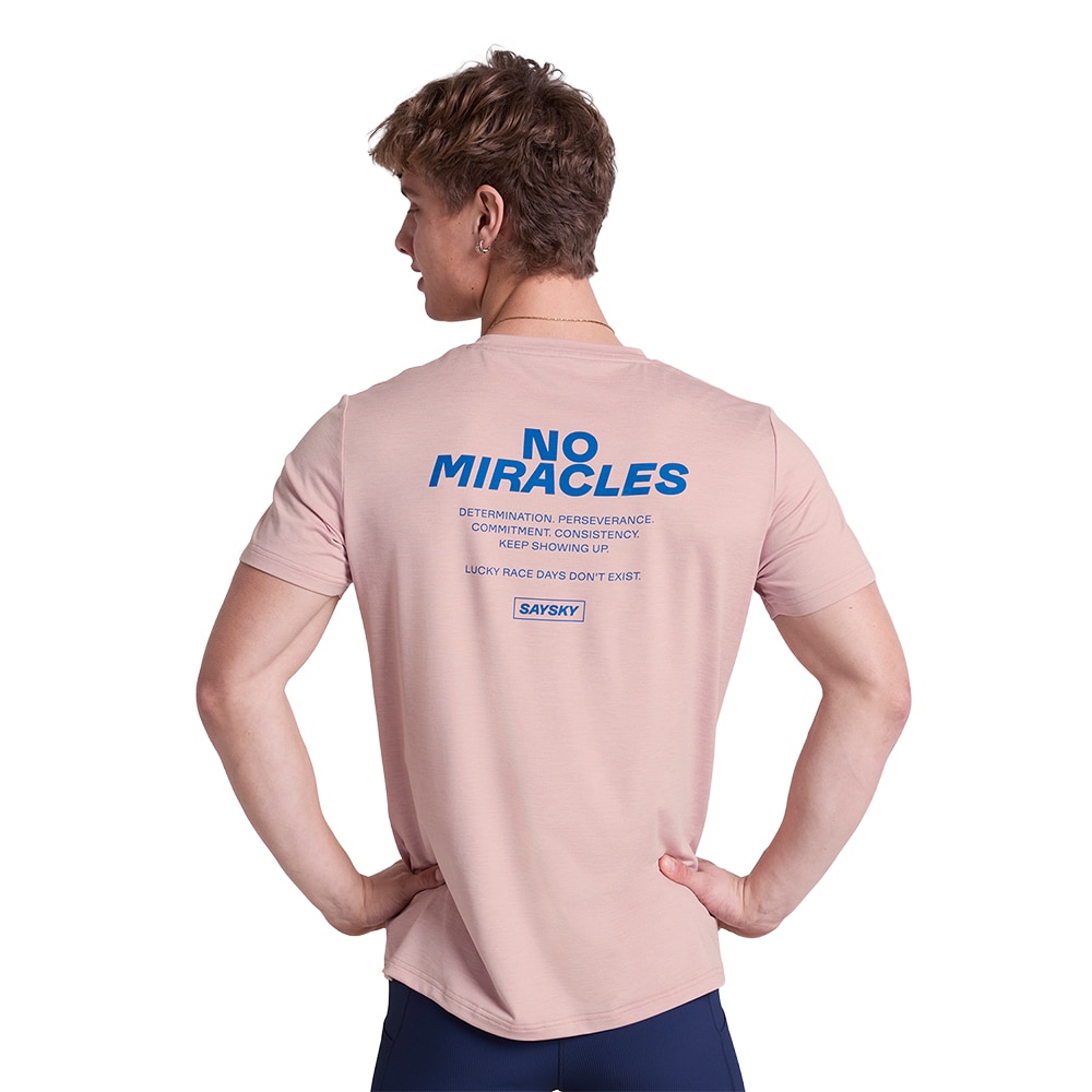 SAYSKY Statement Pace T-skjorte Herre Rosa