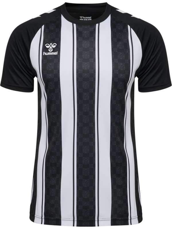 Hummel Match Striped T-skjorte Sort/Hvit