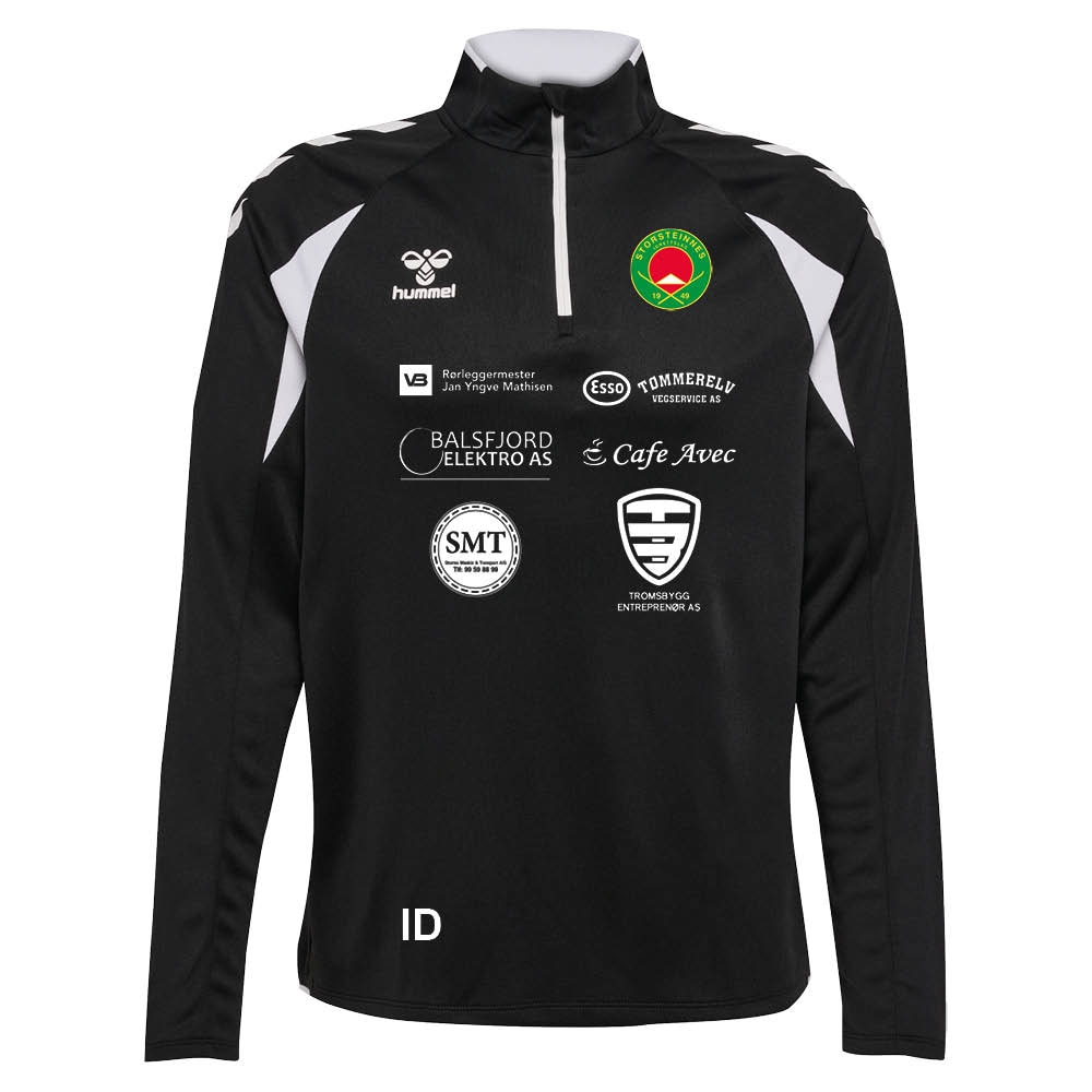 Hummel Storsteinnes IL Fotball Half Zip Treningsgenser Sort